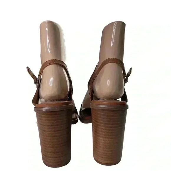 Steve Madden Brown Strappy Open Toe Sandal Size 7 - Picture 3 of 6